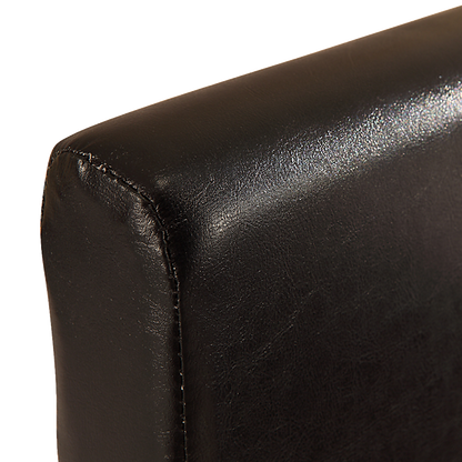 Single PU Leather Bed Frame Black V63-761175