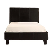 Single PU Leather Bed Frame Black V63-761175