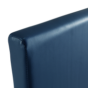 Single PU Leather Bed Frame Blue V63-761185
