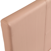 Single PU Leather Bed Frame Pink V63-761195
