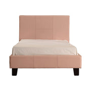 Single PU Leather Bed Frame Pink V63-761195