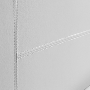 Double PU Leather Bed Frame White