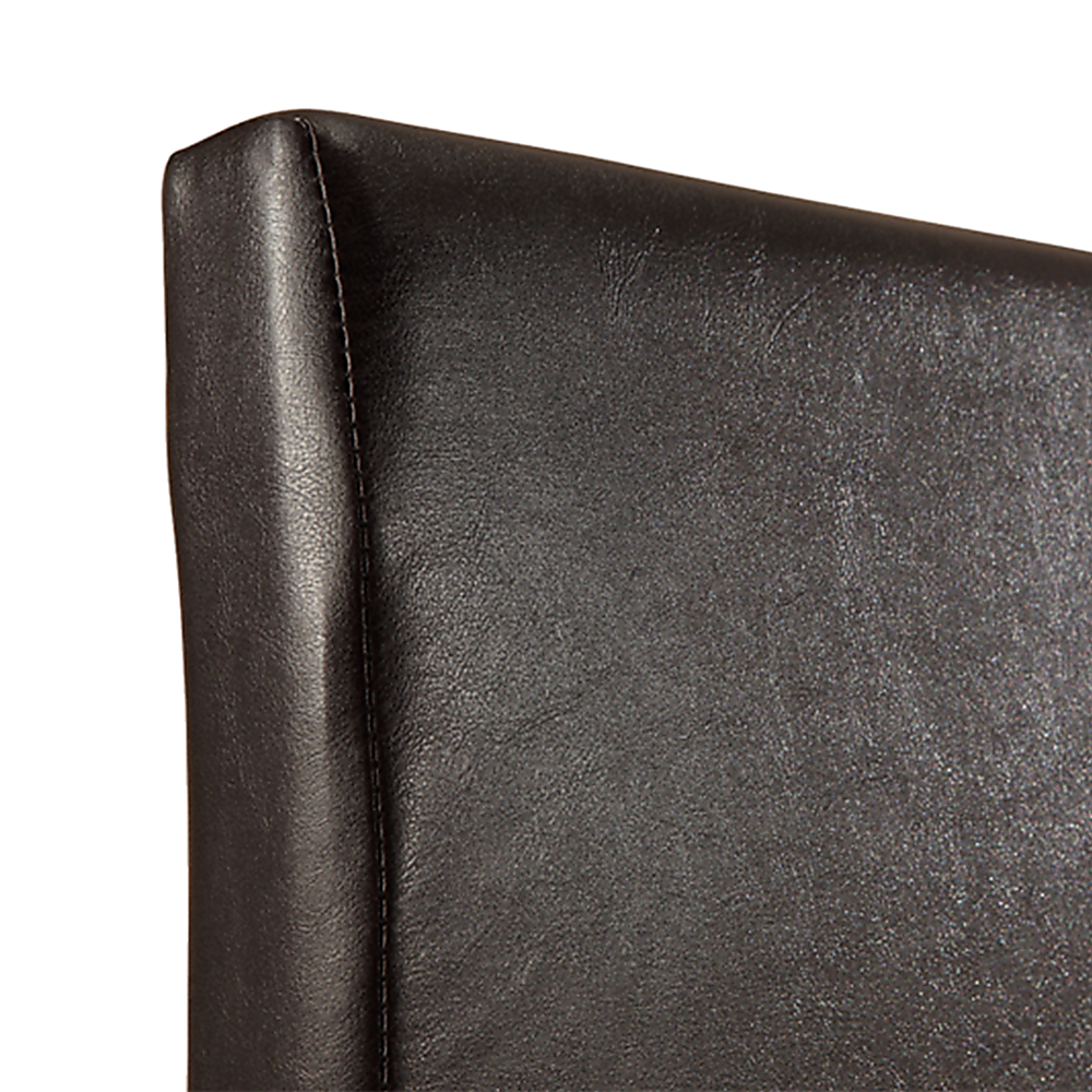 Queen PU Leather Bed Frame Brown V63-761245