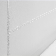 King PU Leather Bed Frame White V63-761255