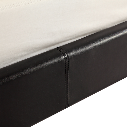 King PU Leather Bed Frame Brown V63-761265
