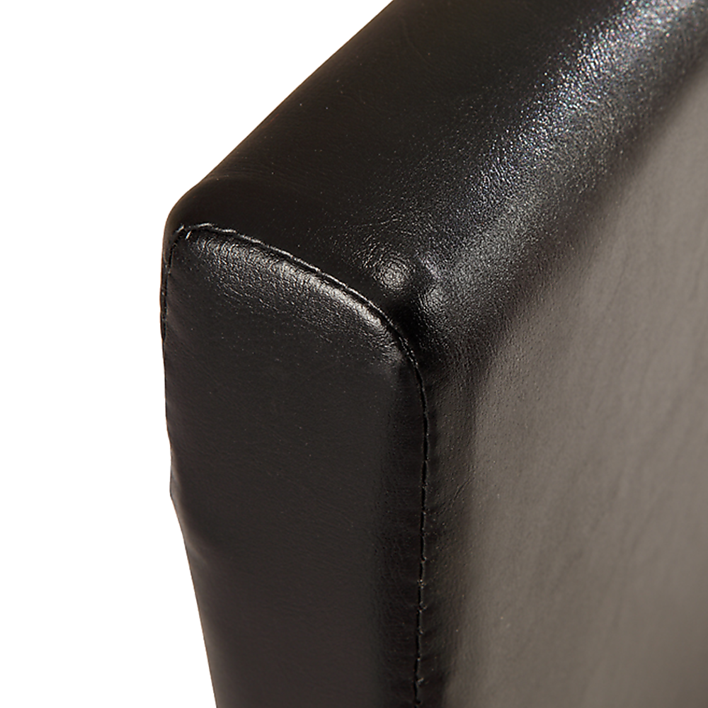 King PU Leather Bed Frame Black V63-761275