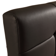 Double PU Leather Deluxe Bed Frame Black V63-761305