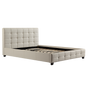 Queen PU Leather Deluxe Bed Frame White V63-761315