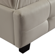 Queen PU Leather Deluxe Bed Frame White V63-761315