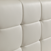 Queen PU Leather Deluxe Bed Frame White V63-761315