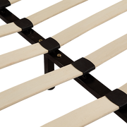 Queen PU Leather Bed Frame Black V63-761375
