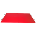 Folding Red Exercise Mat - Gymnastics, Martial Arts, Yoga, Karate & Judo Training V63-766455