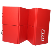 Folding Red Exercise Mat - Gymnastics, Martial Arts, Yoga, Karate & Judo Training V63-766455