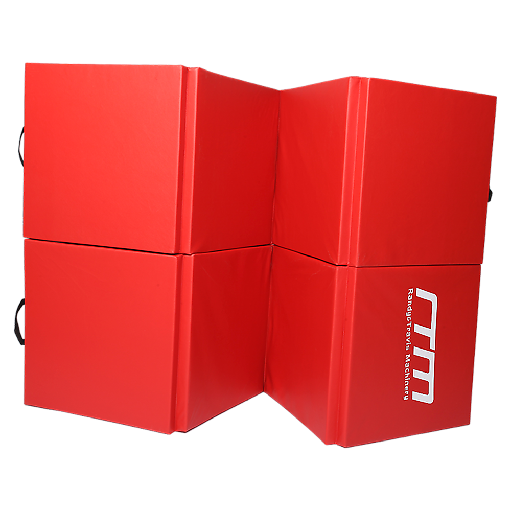 Folding Red Exercise Mat - Gymnastics, Martial Arts, Yoga, Karate & Judo Training V63-766455