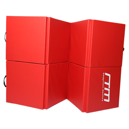 Folding Red Exercise Mat - Gymnastics, Martial Arts, Yoga, Karate & Judo Training V63-766455