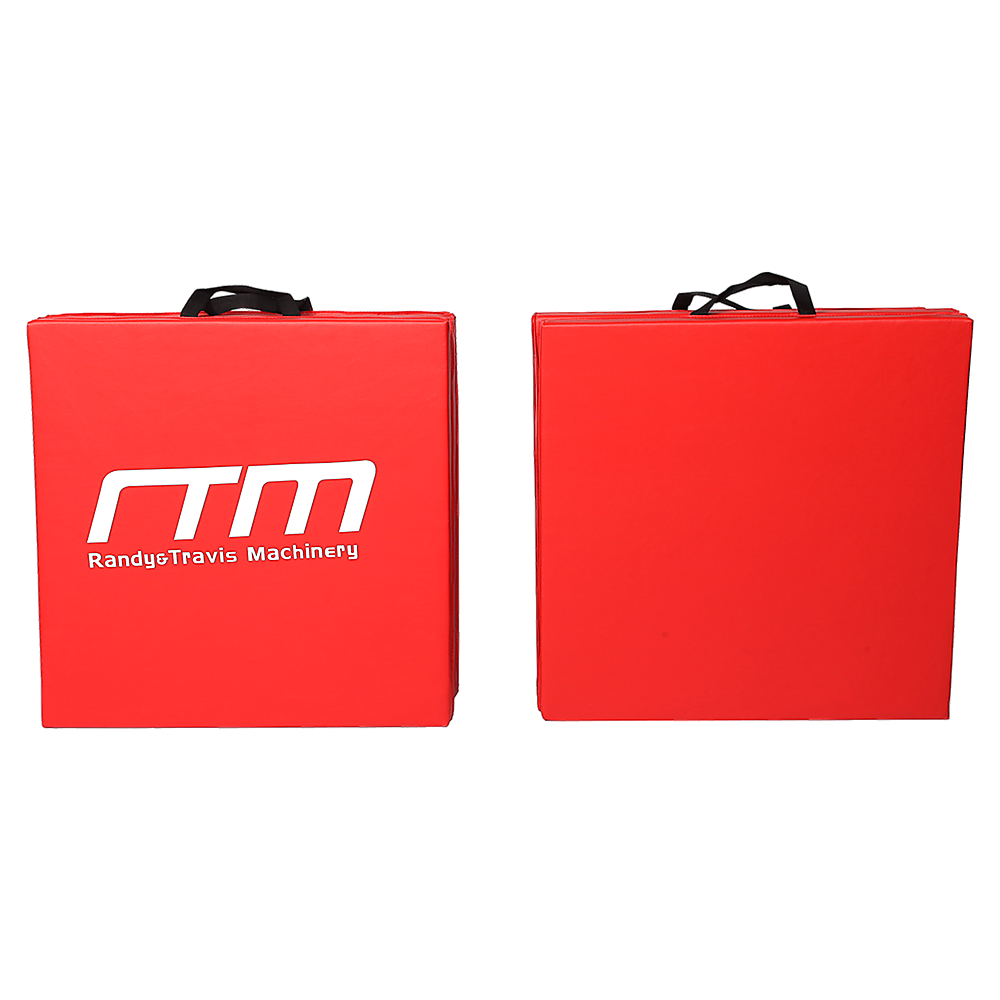 Folding Red Exercise Mat - Gymnastics, Martial Arts, Yoga, Karate & Judo Training V63-766455