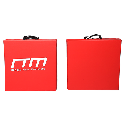 Folding Red Exercise Mat - Gymnastics, Martial Arts, Yoga, Karate & Judo Training V63-766455