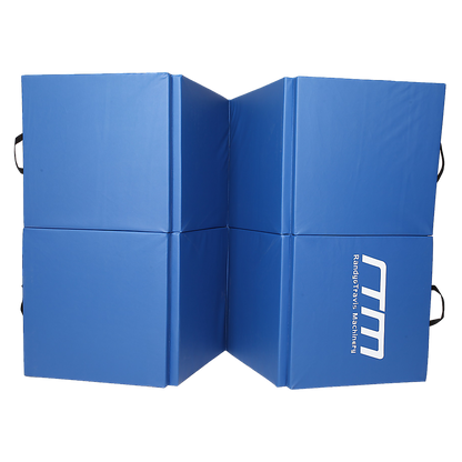 Folding Blue Exercise Mat - Gymnastics, Martial Arts, Yoga, Karate & Judo Training V63-766465