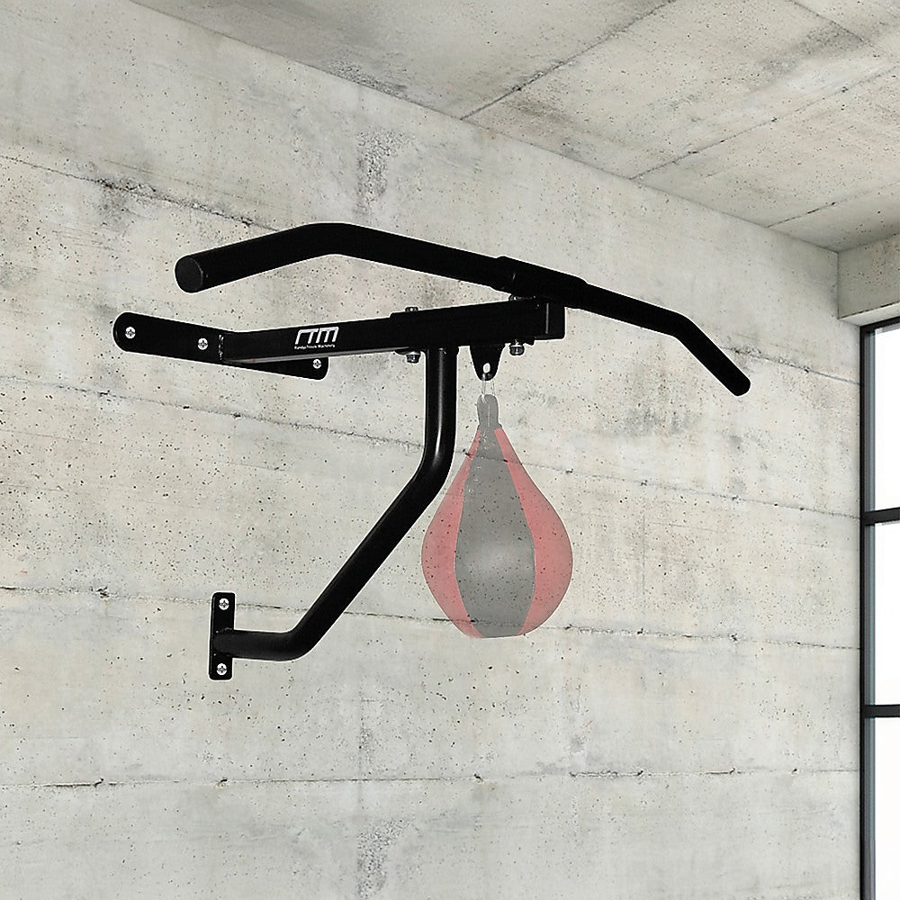 Wall Chin Up & Pull Up Bar with Punching Bag and Speedball Station Combo V63-766475