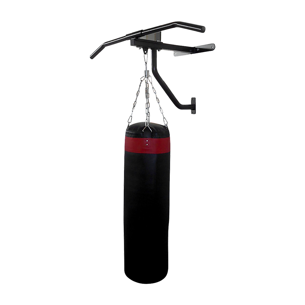 Wall Chin Up & Pull Up Bar with Punching Bag and Speedball Station Combo V63-766475