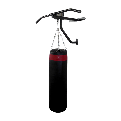 Wall Chin Up & Pull Up Bar with Punching Bag and Speedball Station Combo V63-766475