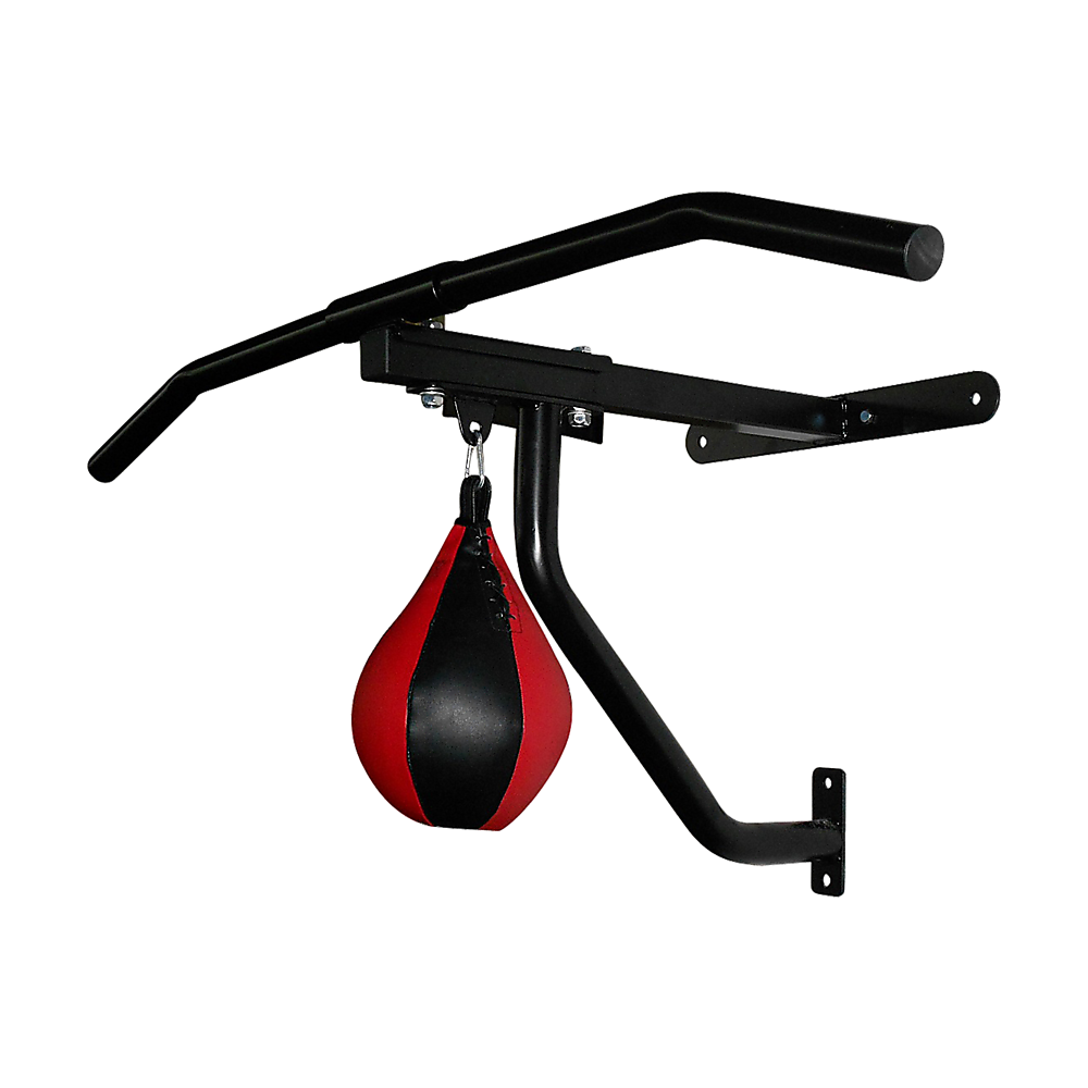 Wall Chin Up & Pull Up Bar with Punching Bag and Speedball Station Combo V63-766475