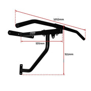 Wall Chin Up & Pull Up Bar with Punching Bag and Speedball Station Combo V63-766475