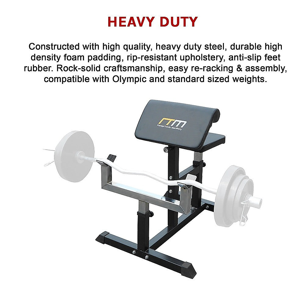 Preacher Curl Bench - Commercial Weight Bench for Bicep and Arm Workouts V63-766485