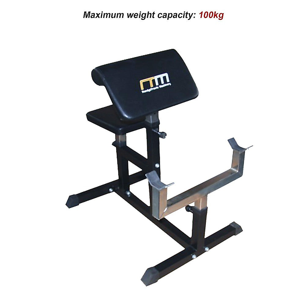 Preacher Curl Bench - Commercial Weight Bench for Bicep and Arm Workouts V63-766485
