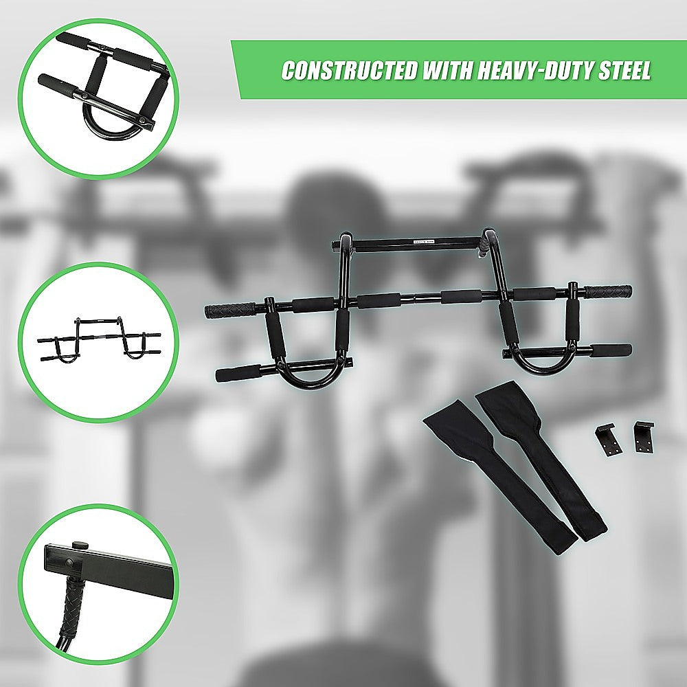 Professional Doorway Pull Up Bar - Chin Up Gym Exercise Bar for Home Workouts V63-766525