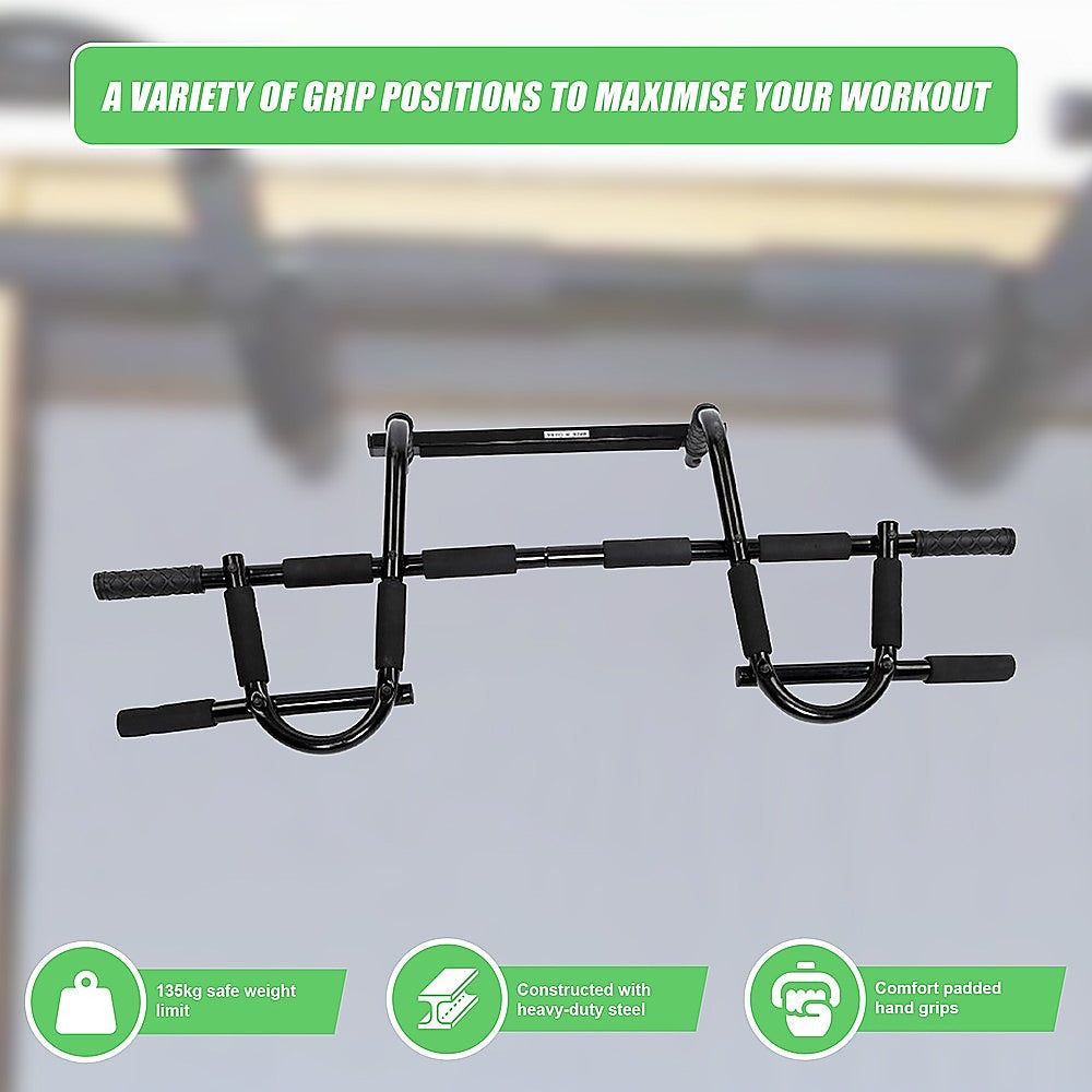Professional Doorway Pull Up Bar - Chin Up Gym Exercise Bar for Home Workouts V63-766525