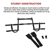 Professional Doorway Pull Up Bar - Chin Up Gym Exercise Bar for Home Workouts V63-766525