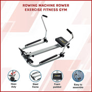 Rowing Machine Rower Exercise Fitness Gym V63-766565