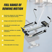 Rowing Machine Rower Exercise Fitness Gym V63-766565