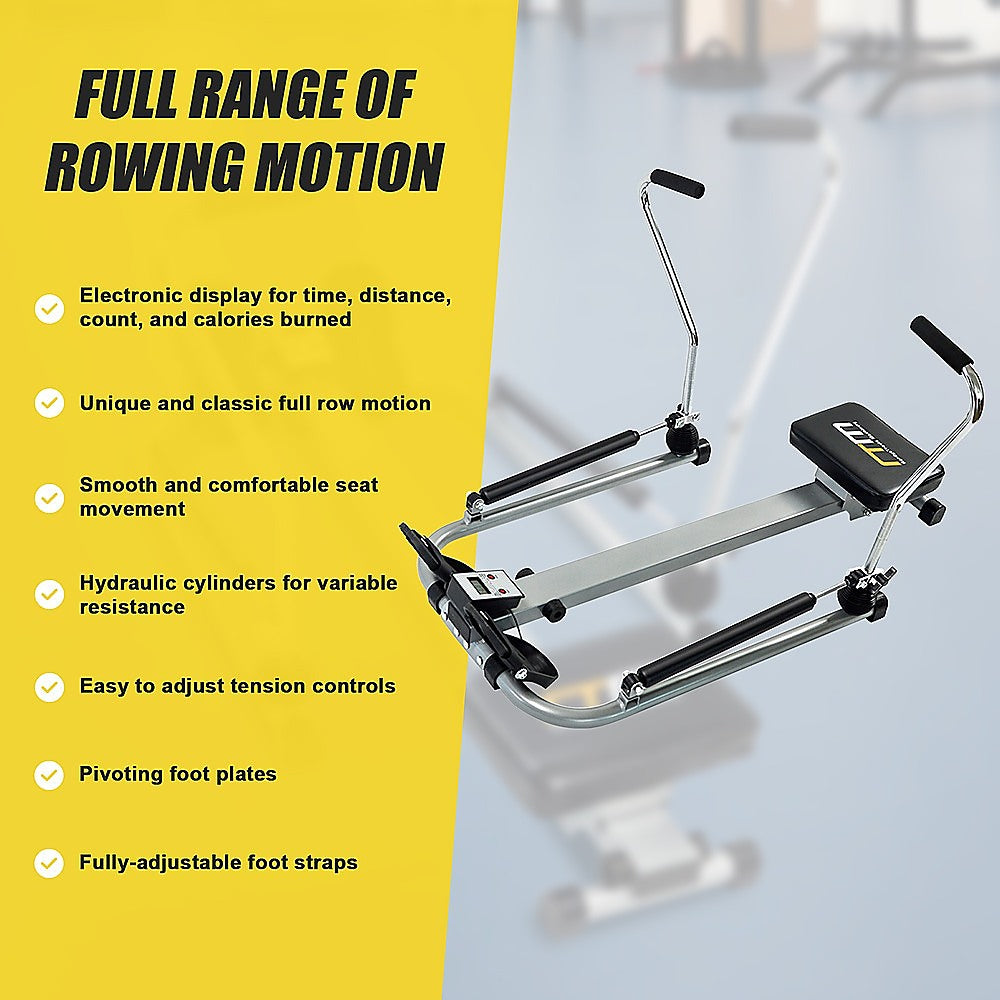 Rowing Machine Rower Exercise Fitness Gym V63-766565