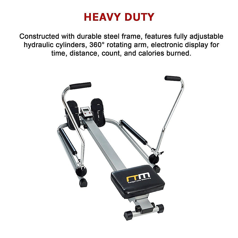 Rowing Machine Rower Exercise Fitness Gym V63-766565