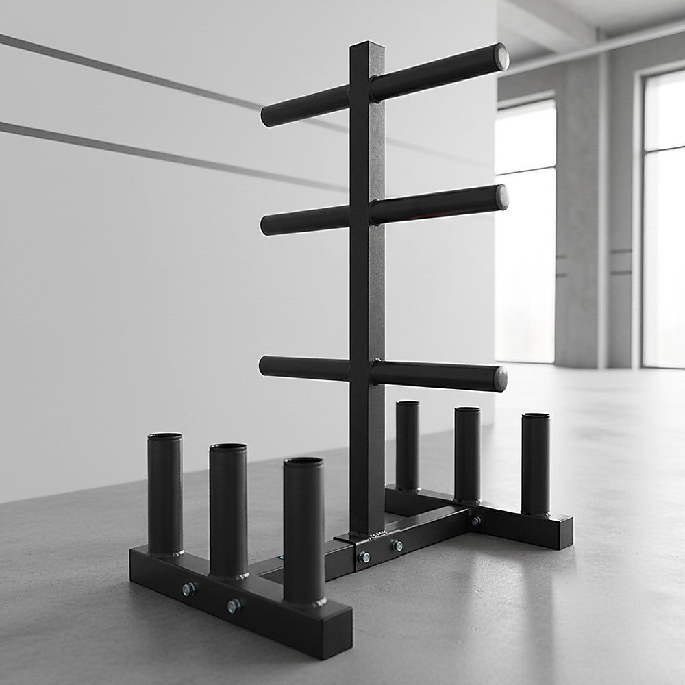 Olympic Weight Tree Bar Rack Holder Storage V63-766605