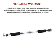 Portable Doorway Chin Up Bar - Pull Up & Upper Body Training Home Gym V63-766615