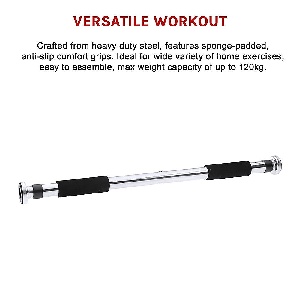 Portable Doorway Chin Up Bar - Pull Up & Upper Body Training Home Gym V63-766615
