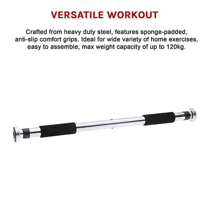 Portable Doorway Chin Up Bar - Pull Up & Upper Body Training Home Gym V63-766615