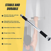 Portable Doorway Chin Up Bar - Pull Up & Upper Body Training Home Gym V63-766615