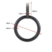 Gymnastic Rings - Adjustable Exercise Training Rings for Home & CrossFit Workouts V63-766635