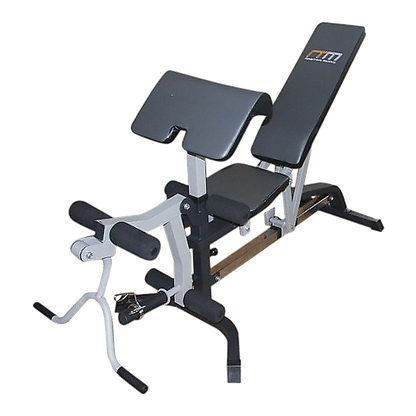 FID Flat Incline Decline Bench Press w/ Leg Extension V63-766645