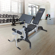 FID Flat Incline Decline Bench Press w/ Leg Extension V63-766645