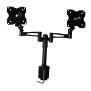 Two-Screen 10-25" Desk Monitor TV Plasma LED LCD Work Mount V63-767985