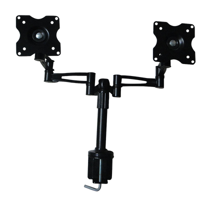 Two-Screen 10-25" Desk Monitor TV Plasma LED LCD Work Mount V63-767985