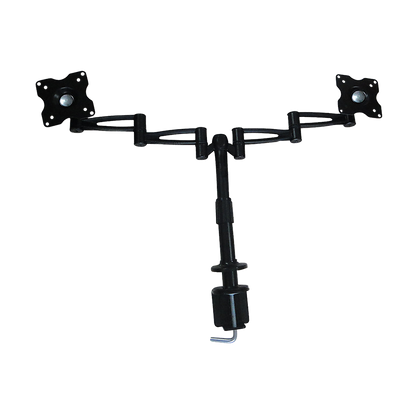 Two-Screen 10-25" Desk Monitor TV Plasma LED LCD Work Mount V63-767985