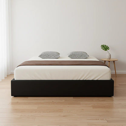 PU Leather Double Bed Ensemble Frame