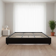 PU Leather King Bed Ensemble Frame