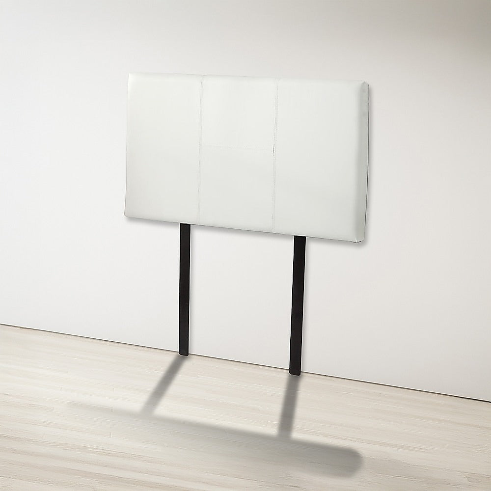 PU Leather Single Bed Headboard Bedhead - White V63-768085
